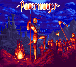 PowerMonger (Europe) Title Screen
